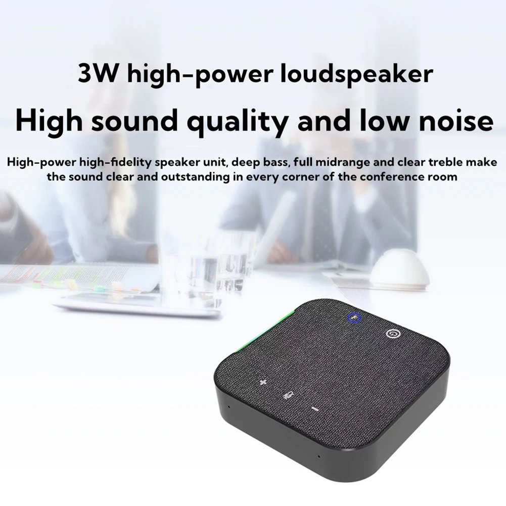 BVBV 全指向性マイク ワイヤレス ビデオ会議スピーカーフォン USB Bluetooth マイク PC ラップトップ コンピューター用