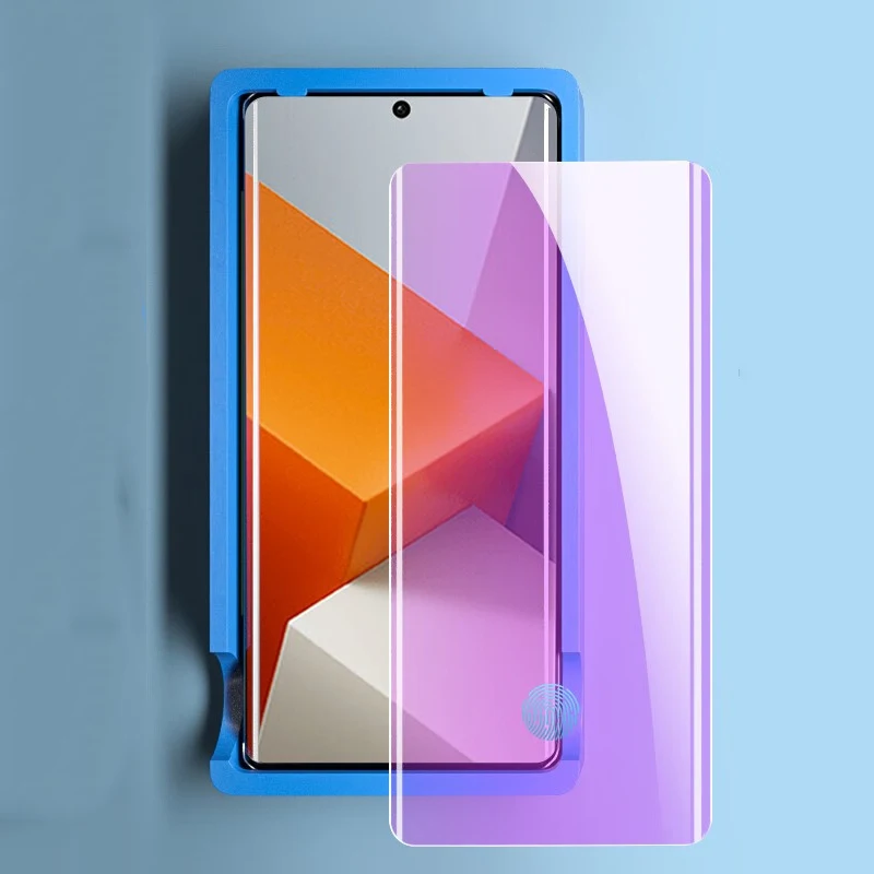 UV Liquid Tempered Glass for Redmi Note 13 Pro+ 13Pro+ 13ProPlus HD Anti Blue Frosted Spy Screen Protector Protective Film