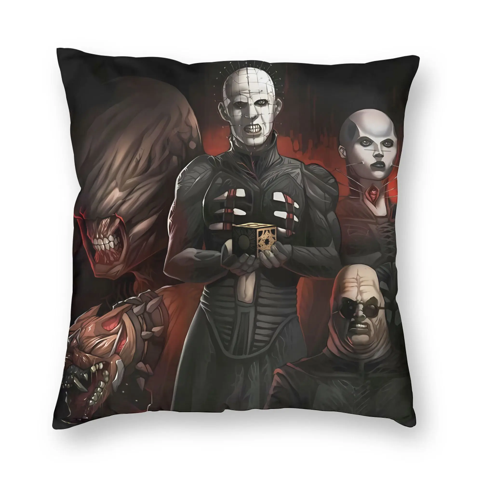 Pillow Case Hellraiser Pinhead Lament Design  Pillow Cover For Sofa Car Home Decor Novelty Pillowcases