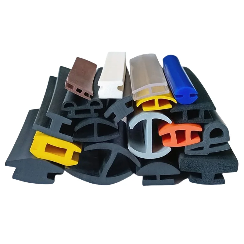 H-Shape Rubber Sealing Strip for Glass & Metal, Draft Stopper, Edge Protection, Insulation Gasket, Black Yellow Orange Grey Blue