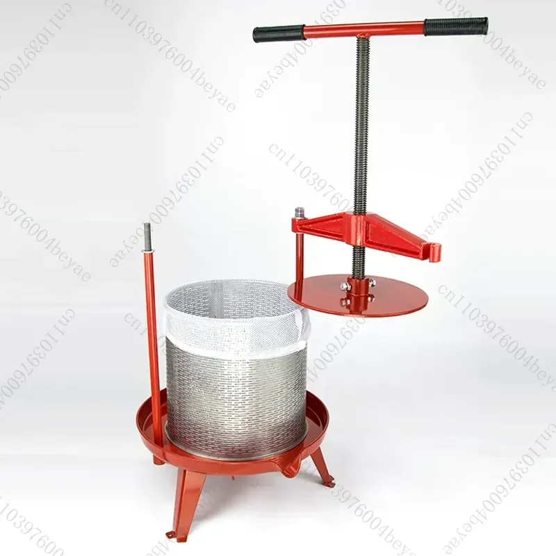 Commercial 14L Manual Press Grape Plum Press Juicer Vegetable Filling Traditional Chinese Medicine Residue Press