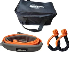 3m12 Tons Heavy Duty Car Recovery Tow Strap Towing Rope With 2PCS  17T Soft shackle And Bag  Synthetic Hug A Tree Spinne
