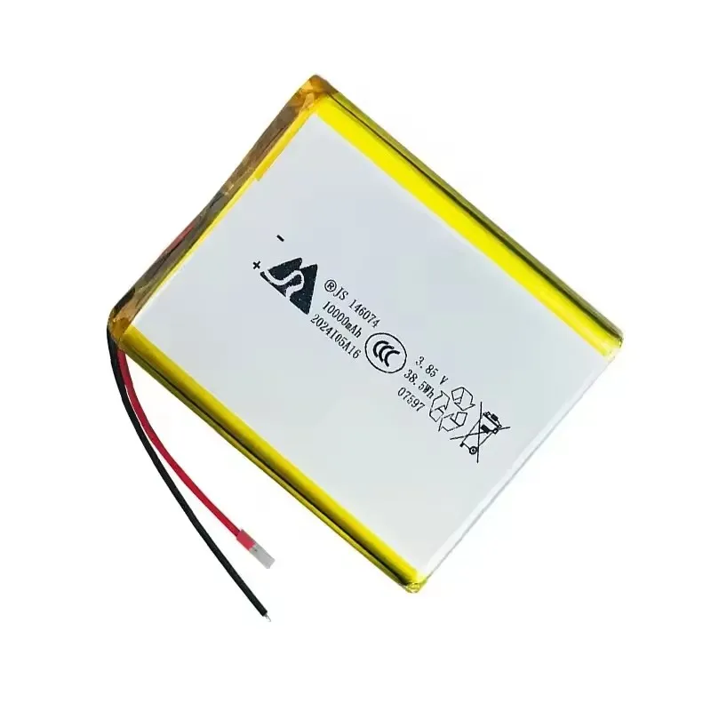 146074 Lithium Polymer Battery 3.7V 10000mAh 1376074 Lipo Li-Po Rechargeable Batteries for Diy Power Bank Laptop Hand Warmer
