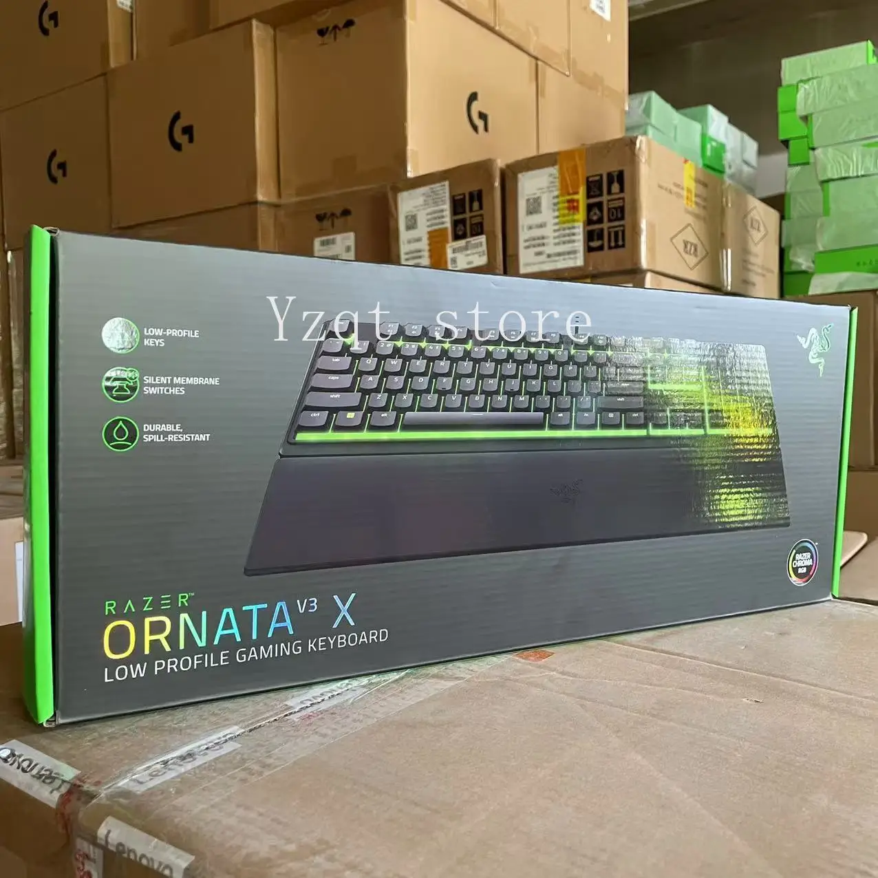

ORNATA V3X Rainforest Tarantula V3X Light Механическая ось RGB Симфоническая пленка Проводная игровая клавиатура Игровой компьютер