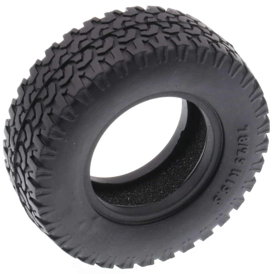 A45F-4PCS 1.55 Inch Rubber Tires For 1/14 Rm8 Baja RC Rock Crawler Remote Control Car Tyres