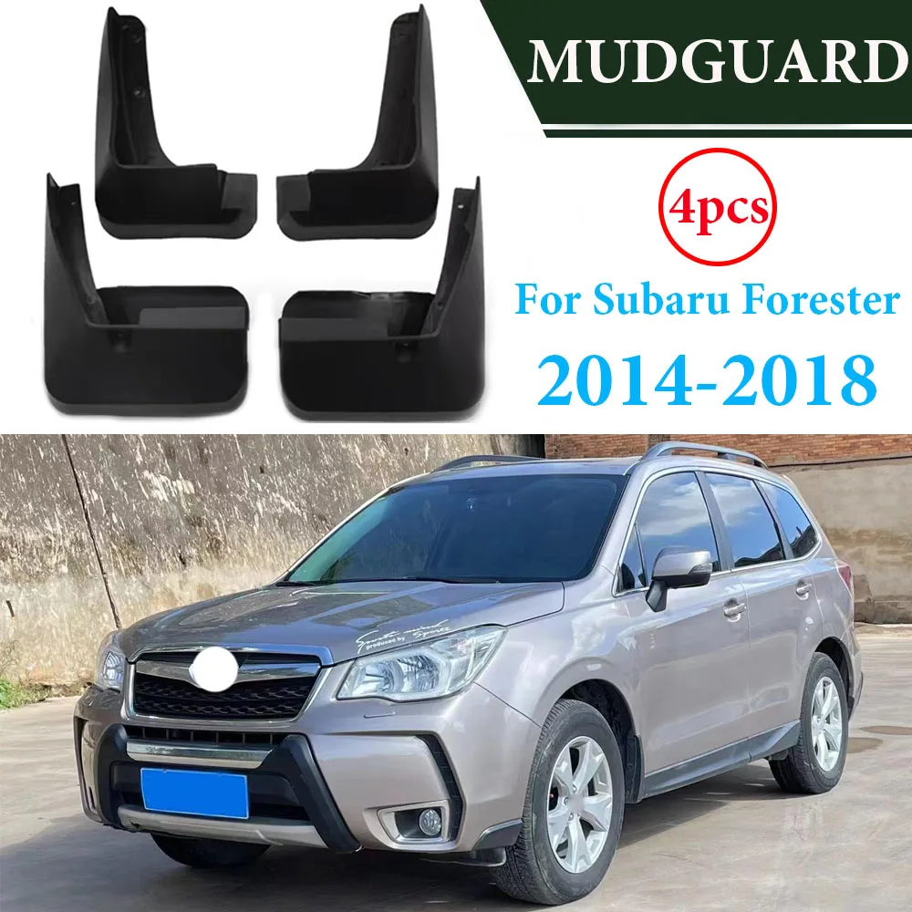 

New upgrade For Subaru Forester SJ 2014 - 2018 Set Car Mud Flaps Mudflaps Splash Guards Mud Flap Mudguards Fender Front Rear