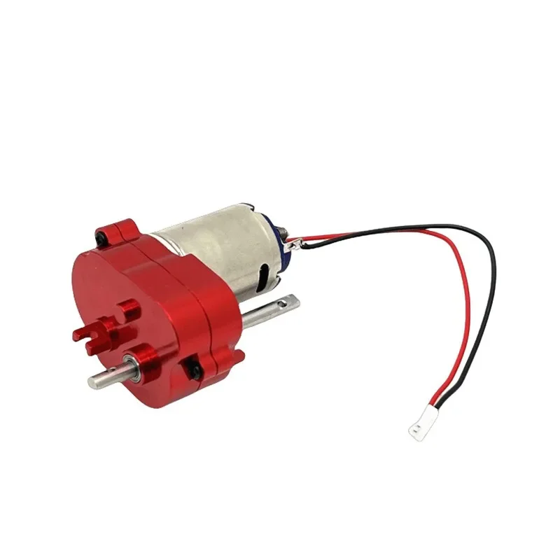 Metal Upgrade 370 Motor Gearbox for MN 1/12 Tank 300 RC Car Spare Parts