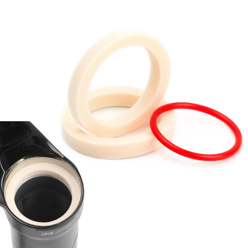 2 ชิ้นโฟมน้ำมัน Absorption Seal ส่วนประกอบ 32/34/35/36 มิลลิเมตรจักรยานฟองน้ำแหวนน้ำมันปิดผนึกโฟมจักรยานส้อมด้านในหลอดโฟมน้ำมัน