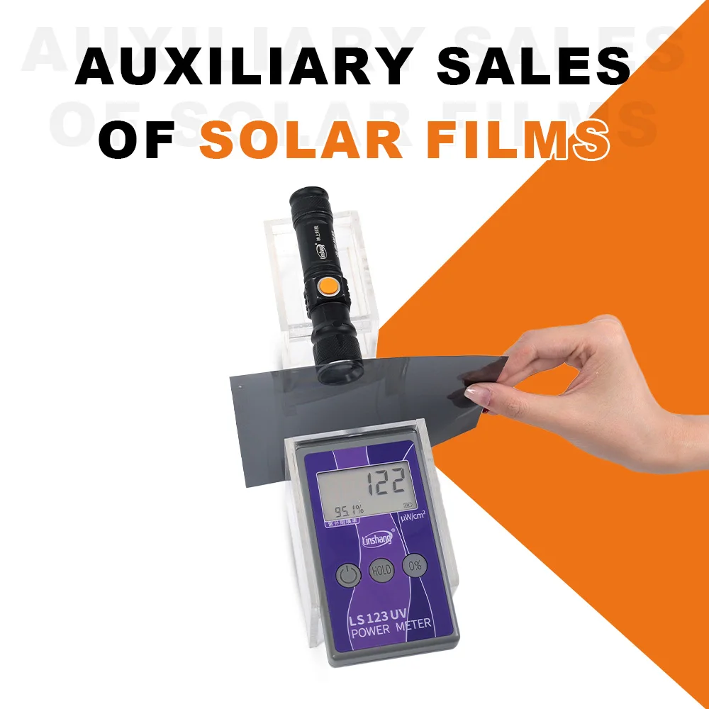 LS123 365nm UV Rejection Radiation Intensity Measurement Glass Solar Film Window Tint Tester UV Power Meter