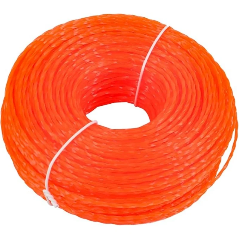 أداة تشذيب العشب ملفوفة من النايلون لاستبدال بكرة تشذيب الأسلاك لسلك التشذيب، مناسبة لأداة تشذيب الحبال الدقيقة 3 مم 15 م و2.4 مم 15 م