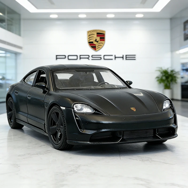 

Масштабная модель автомобиля Porsche Taycan Supercar 1:36, литая под давлением, для детей