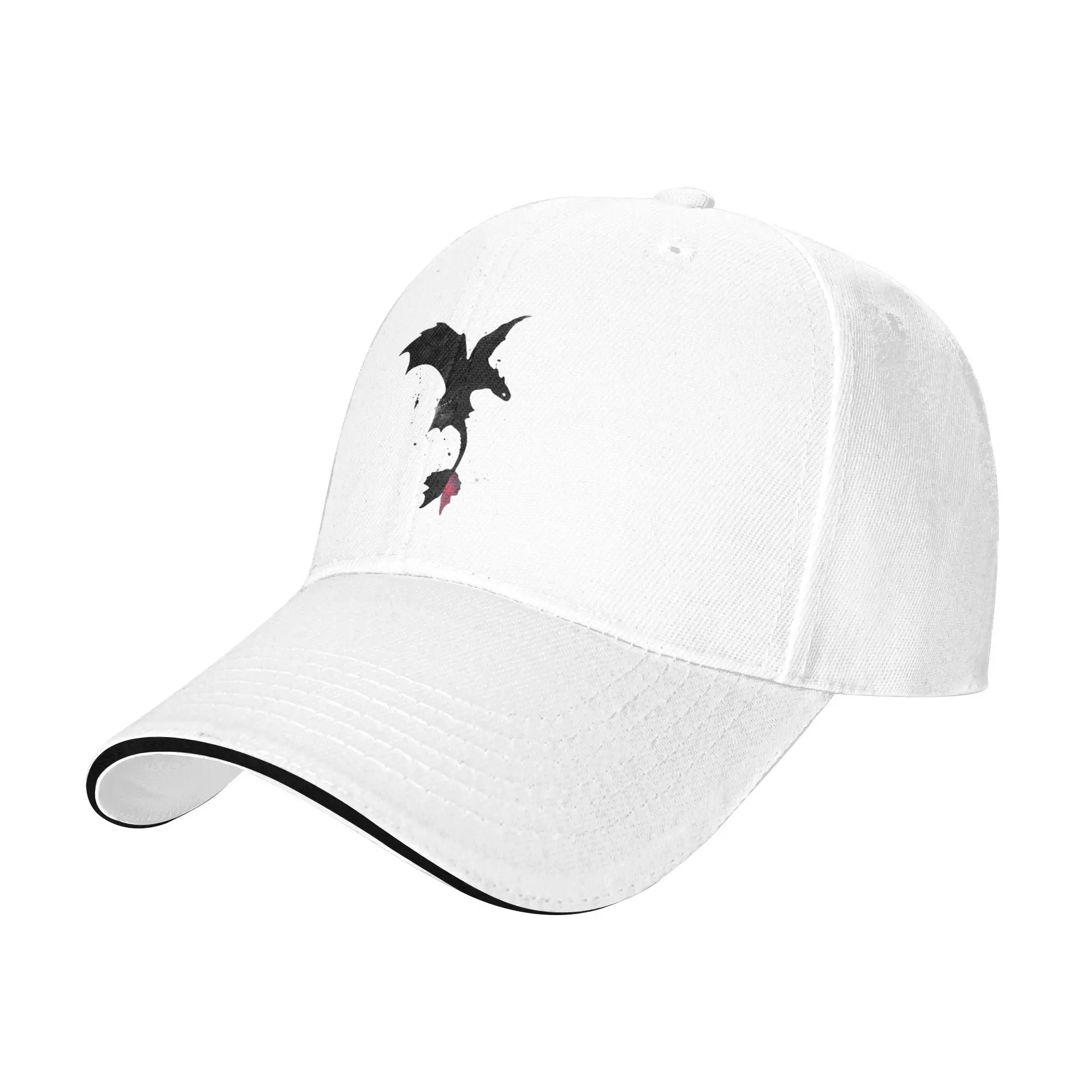 Hot Sale Splatter Toothless Dragon Baseball Cap  One Size Fits All Cap Male  Sports Training Cap Male