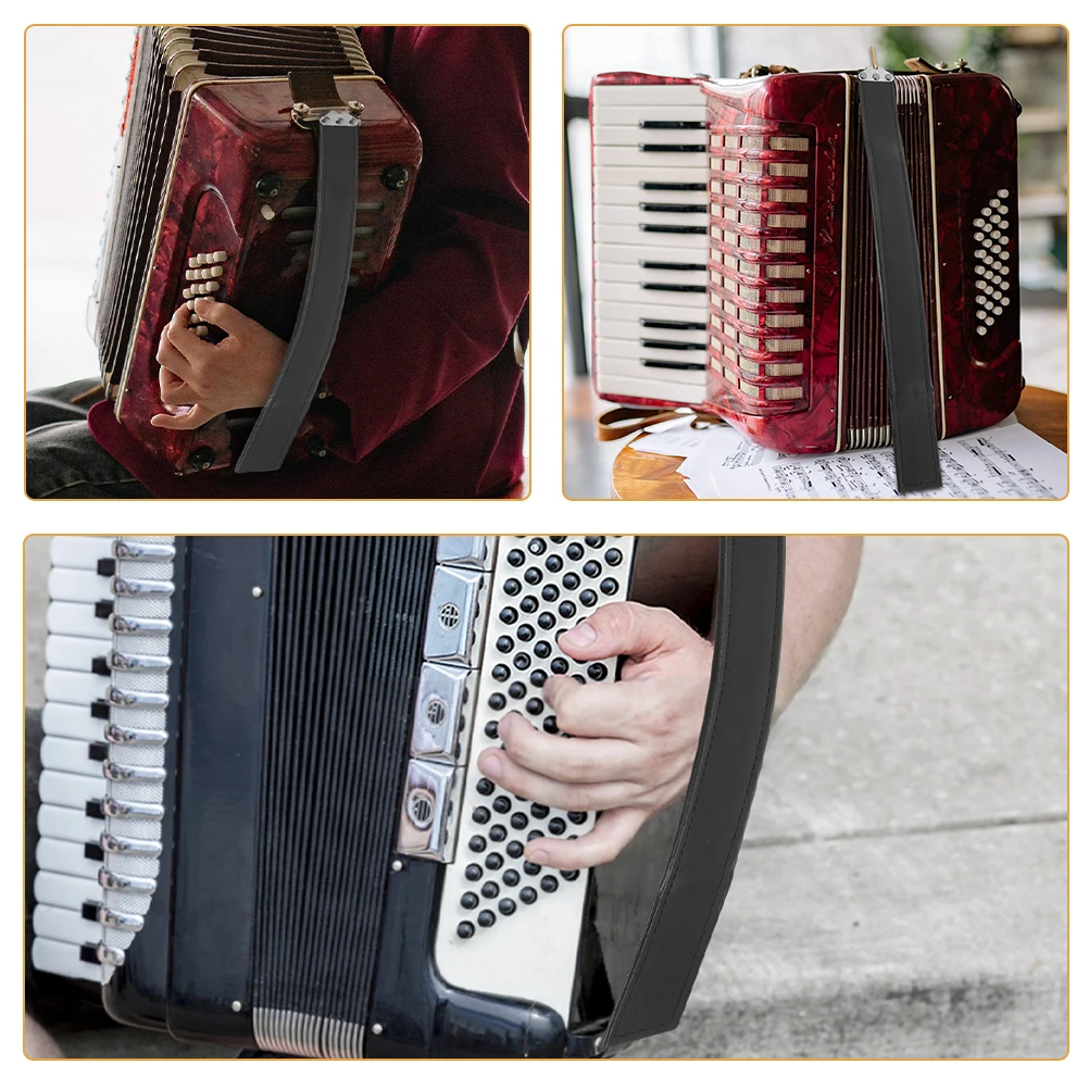 

Side Accordion Bass Strip Strap Extender Pu Instrument Parts and Accessories Work