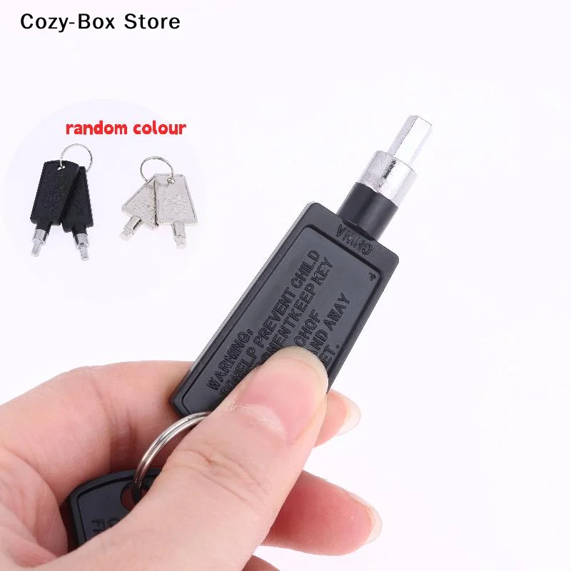 [ZY]2Pcs Random Freezer Refrigerator Door Key Lock Pentagon Keys Part Accessories[ZY]