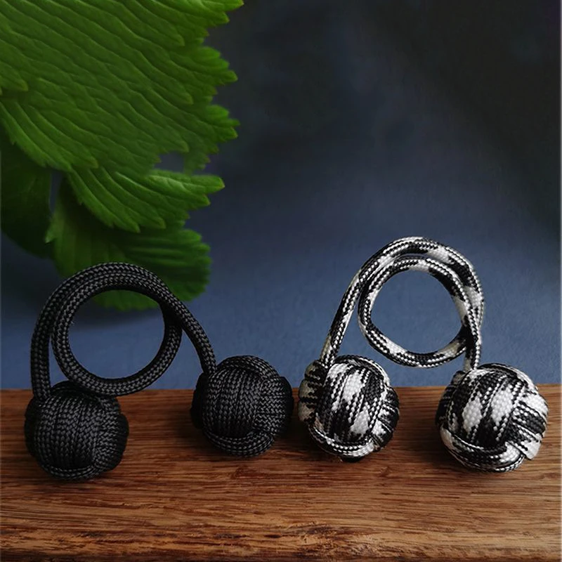 New Aluminum Alloy Begleri Fidget Toy Worry Beads Finger Skill Finger Skill Paracord Stress Extreme Finger Movement Toys Gifts