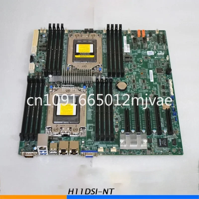 For SUPERMICRO H11DSI-NT H11DSi Original Server Motherboard 4TB 16 DIMM E-ATX EPYC 7H12 7702 Series