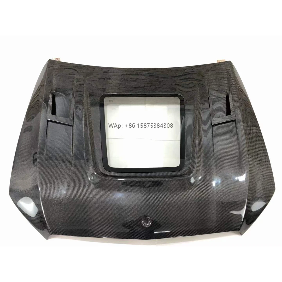 

W213 E200 E300 E43 Clear Glass Carbon Fiber Hood for E-Class W213 2017-2020