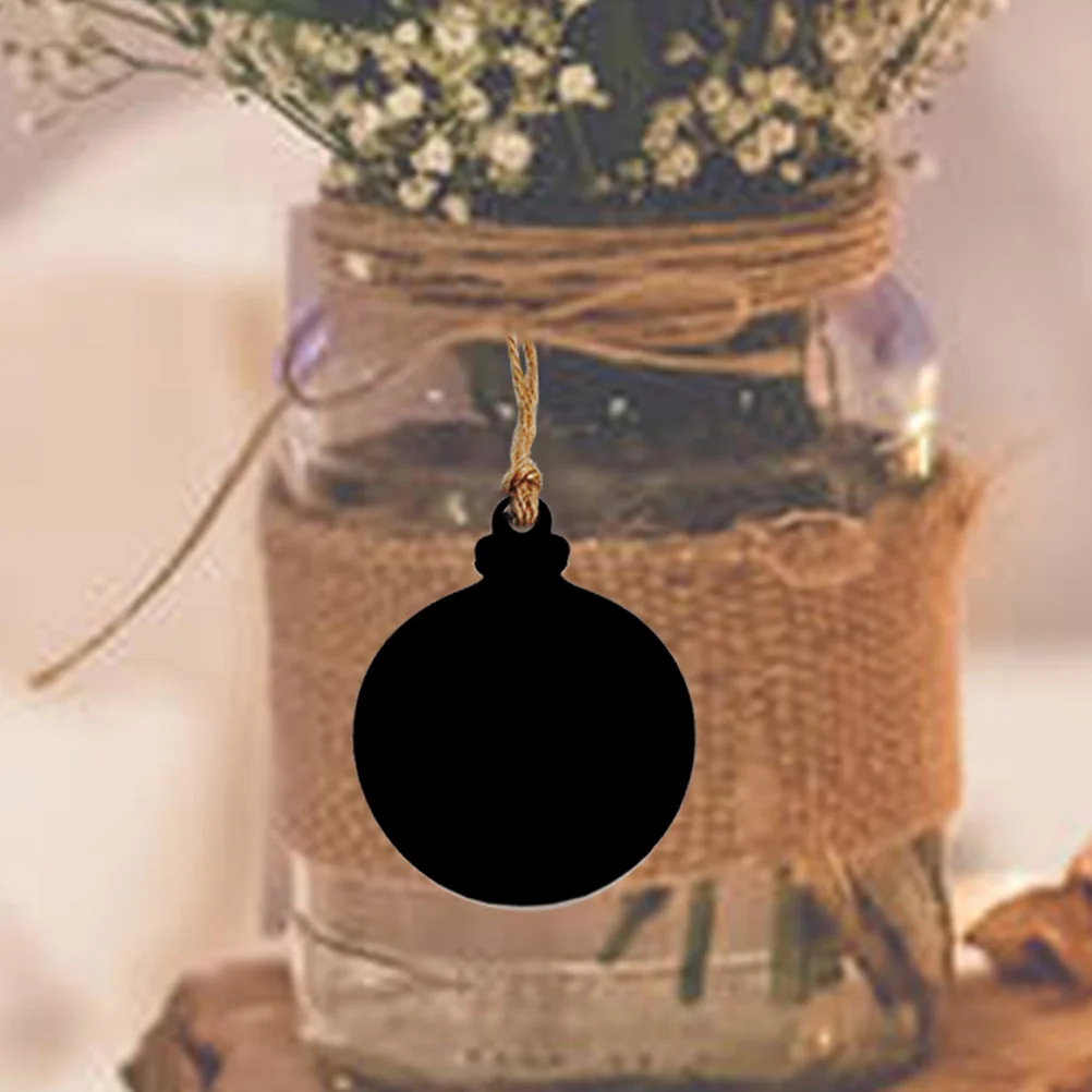 10 قطعة سبورة خشبية صغيرة على الوجهين معلقة السبورة لحفل الزفاف الحرفية تسمية رسالة سبورة خشبية صغيرة