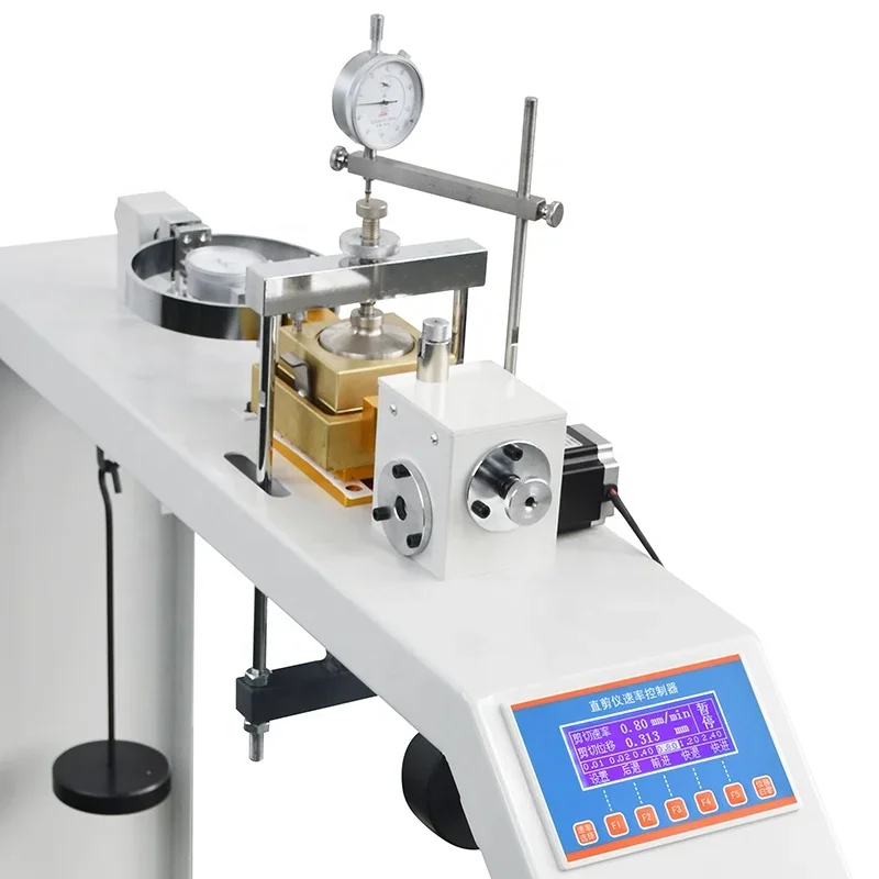 Electric Strain Direct Shear Test Machine Soil Direct Shear box Testing