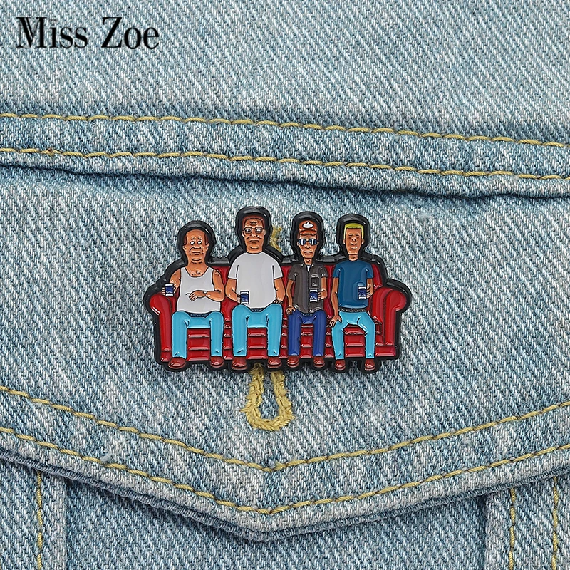 Cartoon Characters Enamel Pins Custom 80s 90s Anime Brooches Lapel Badges Clothes Funny Jewelry Gift for Kids Friends
