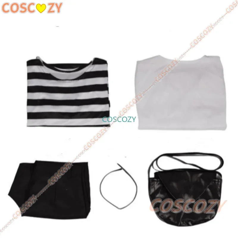 Angels of Death Cosplay Rachel Gardner Cosplay Costume Halloween Cos Man Woman Full Set Coat T-shirt Shorts Neckbelt Bag Wig