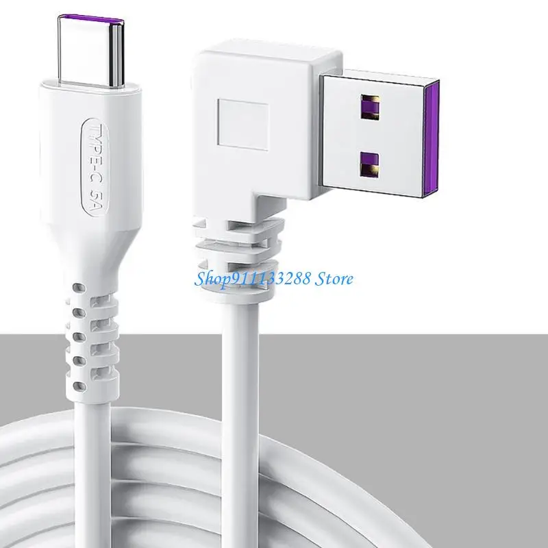G88D USB to Type C Charging Cable Data Cord Power Supply Wire for Game Controller Sound Card Support 480Mbps Data Transfer