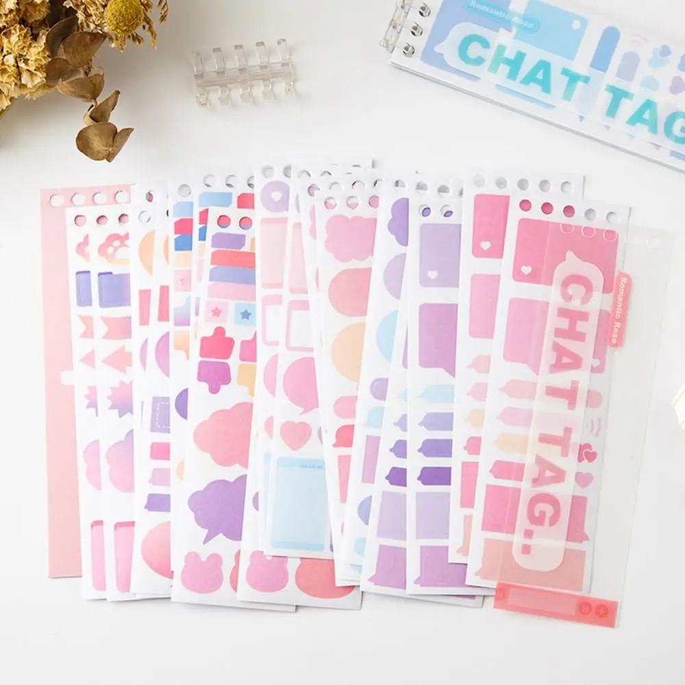 20 Sheets Keypoints Marker Index Stickers Taking Notes Reading Labels Sticky Notes Gradient Bookmark Index Tabs Student