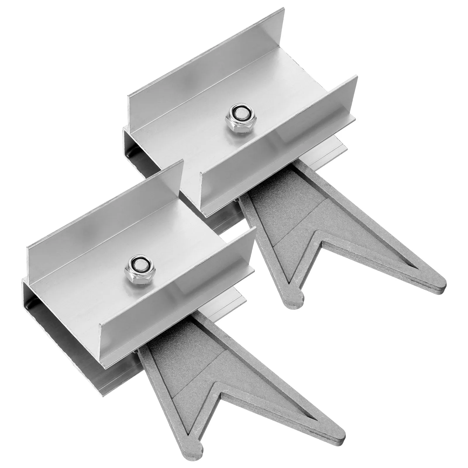 2 Pcs Ladder Rung Locks Replacement Stabilizer Kit for Metal Extension Accessories Stainless Steel Durable Folding Parts