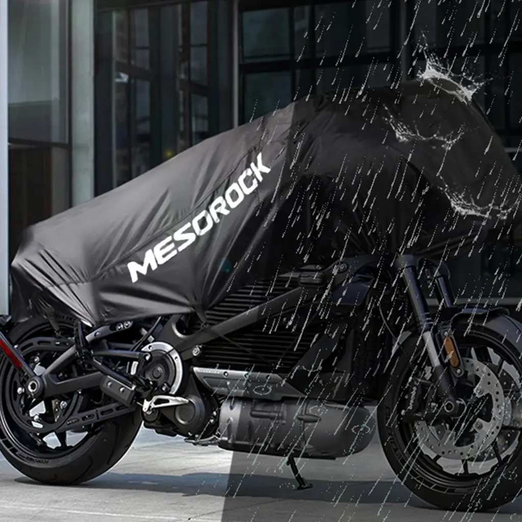

Touring Cruiser ATV Half Cover All Weather Waterproof Sunproof Motorbike Protector for Outdoor Storage
