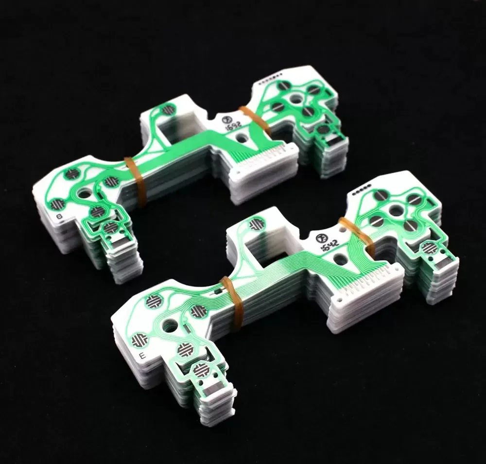10 pezzi Set per Ps5 Ps4 Pro Slim Jdm 040 050 Controller Ps3 pellicola conduttiva tastiera cavo flessibile circuito di ricambio Pcb Ribbon