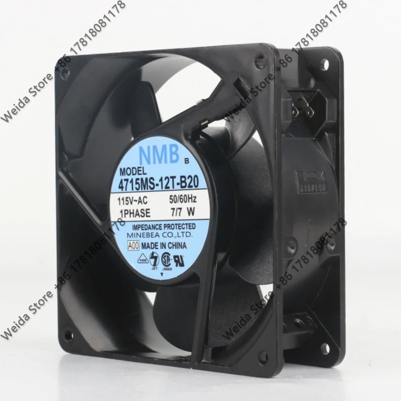 

Coolingfan New original Mebea NMB 100V 110V 120V DC EC AC115V 7/7W 12038 120X120X38MM 12CM 4715MS-12T-B20