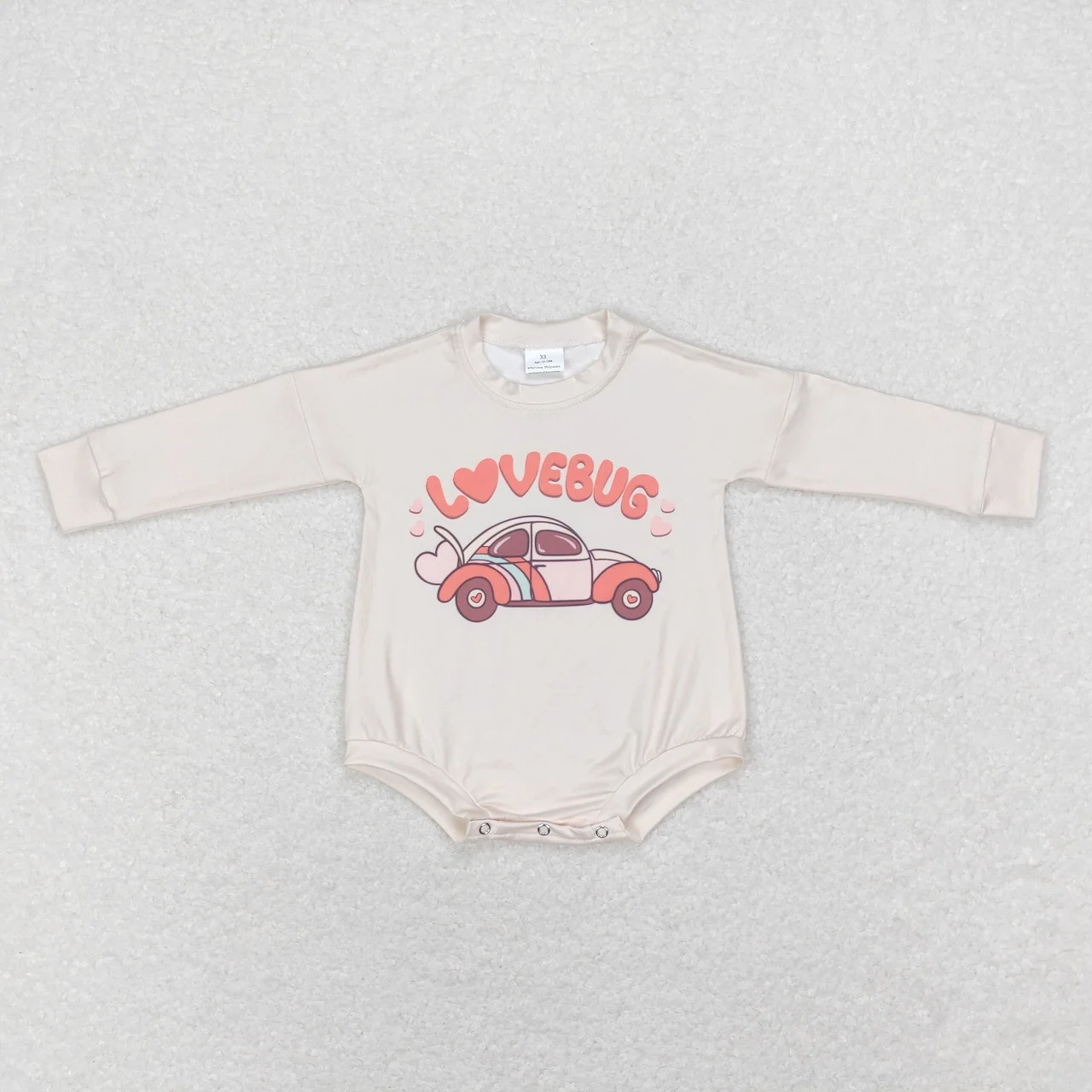 

Wholesale Kids Baby Girls Valentine's Day One Piece Children Toddler Long Sleeves Love Romper Newborn Infant Holiday Jumpsuit