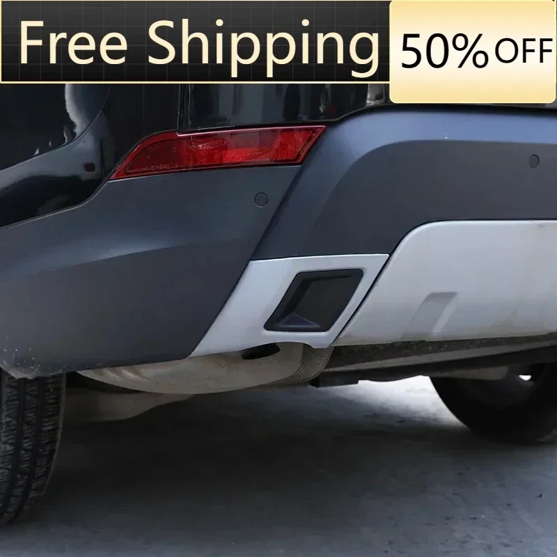 

Car Tail Throat Exhaust Plate Protection Cover Trim For Land Rover Discovery 5 S/SE/HSE LR5 2017 2018 L462 Car Accessories 2pcs