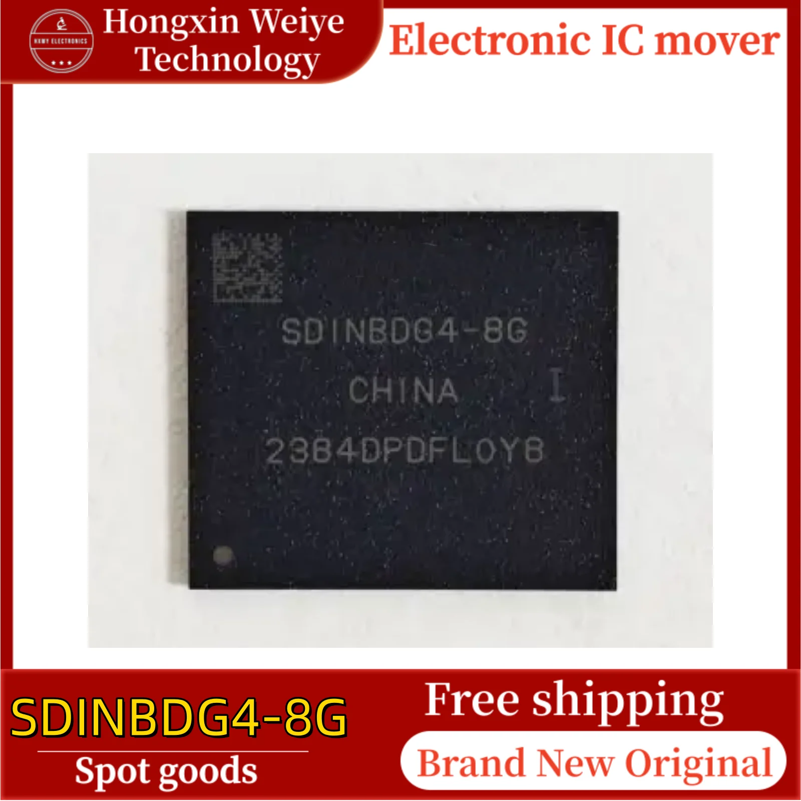 

5/10/30 pcs SDINBDG4-8G BGA-153 2.7V~3.6V memory IC brand new in stock free shipping