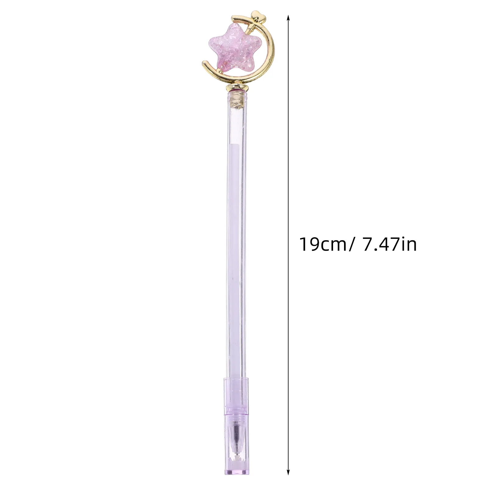 

10pcs Star Design Gel Pen Creative Fruit Pendant Writing Tool Smooth Ink For Students Office Plastic Handwriting Pen