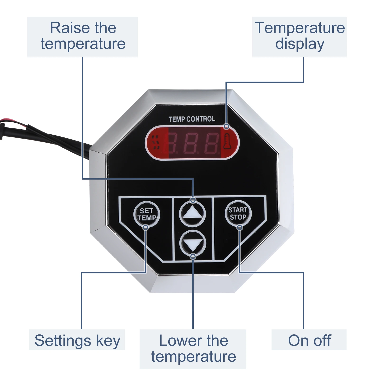 3KW Home Steam Maker Machine Sauna Bath SPA Fumigation Machine With Digital Controller 220V Steam Bath Machine