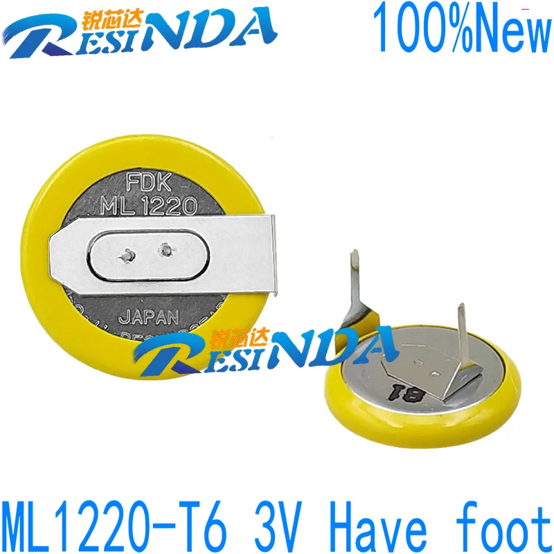 FDK ML1220-T6 3V Have foot 100%New and Original