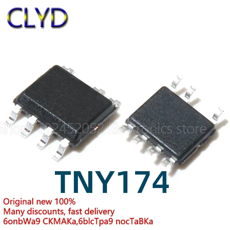 5PCS/LOT New and Original TNY174DG TNY174 SMD SOP7 power management chip IC