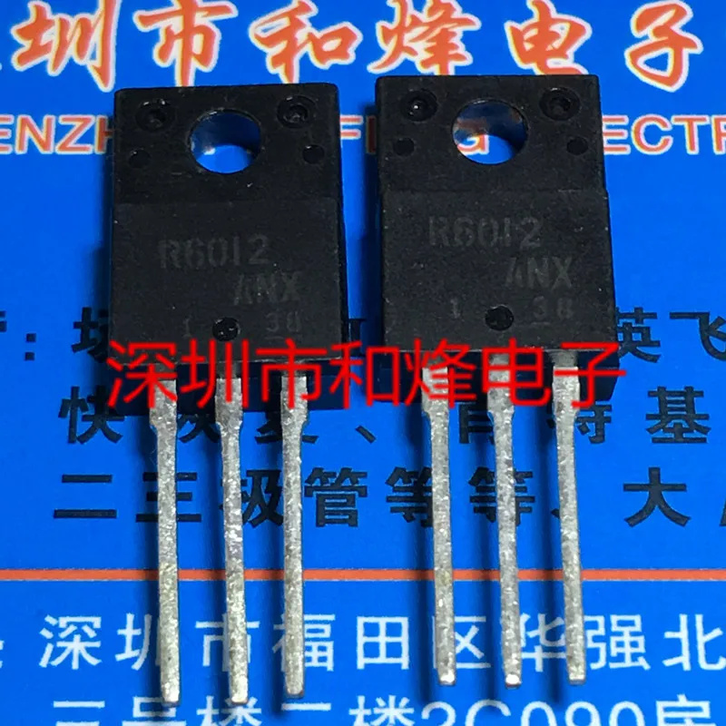 Original 5pcs/ R6012ANX  TO-220F 600V 12A