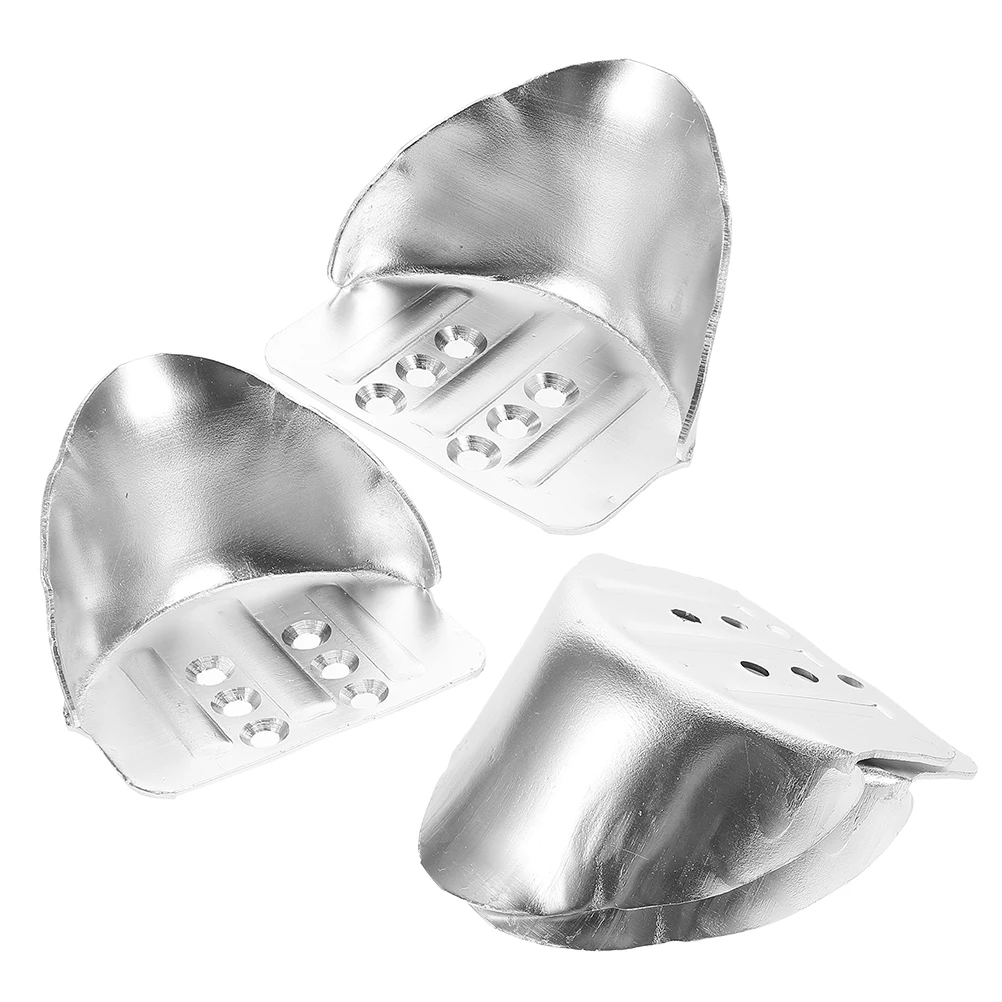 

2 Pairs Stilt Base Accessories Drywall Stilts Replacement Parts Heel Brackets Aluminum Alloy Portable Design Versatile Use