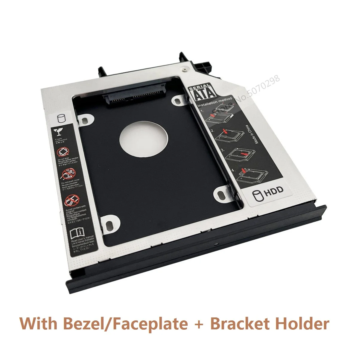 NIGUDEYANG Bezel Front Cover Faceplate + Bracket 2nd 2.5