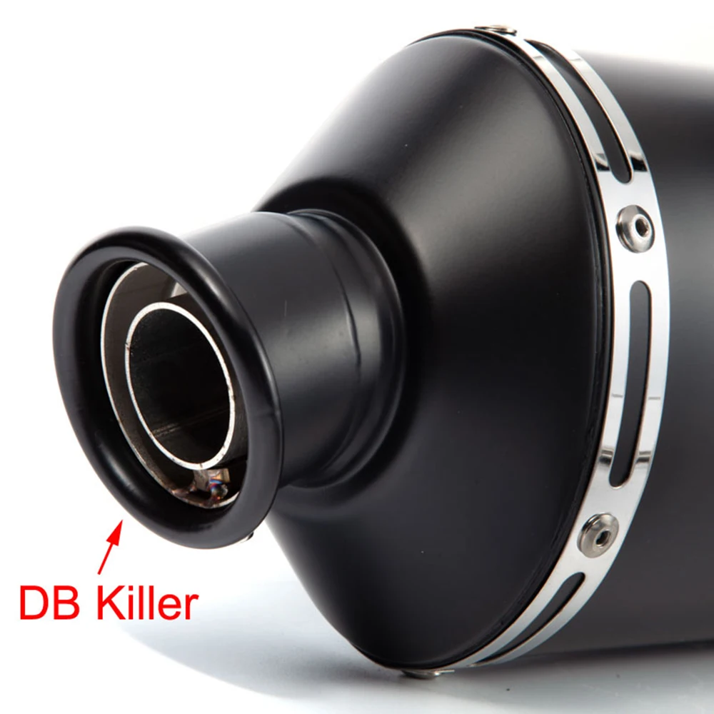 كاتم صوت عادم الدراجة النارية الكبير يهرب موتو 560 مللي متر طول 300CC 600CC 1000CC لـ CBR1000 Z900 Tmax Nmax PCX Z1000 Tmax530