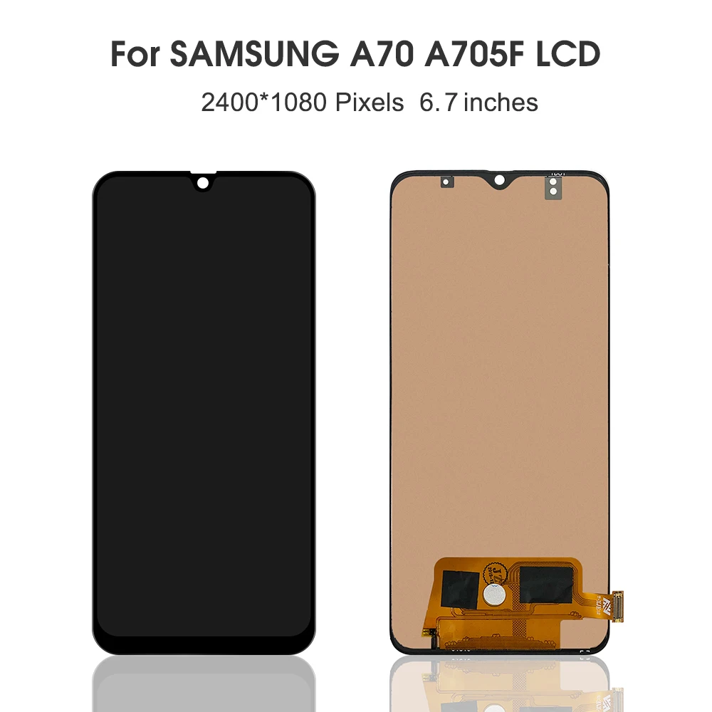 For Samsung A70 Tested A705F A705GM A705W A705X A705U LCD Display Touch Screen Digitizer Assembly Replacement