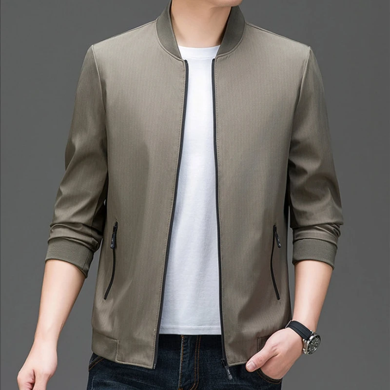 

New Explosive Personality Everything Casual Style Spring and Fall Jacket Jacket Lapels Handsome Comfortable Men's Clothing