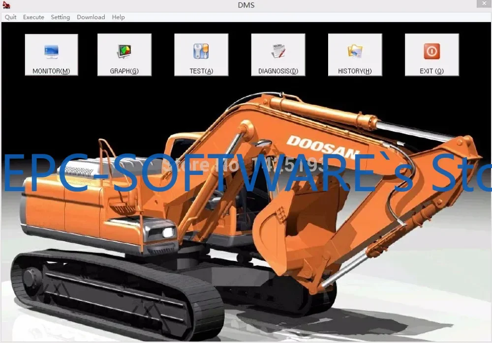 EPC-SOFTWARE DOOSAN نظام مراقبة البيانات DMS لـ DX