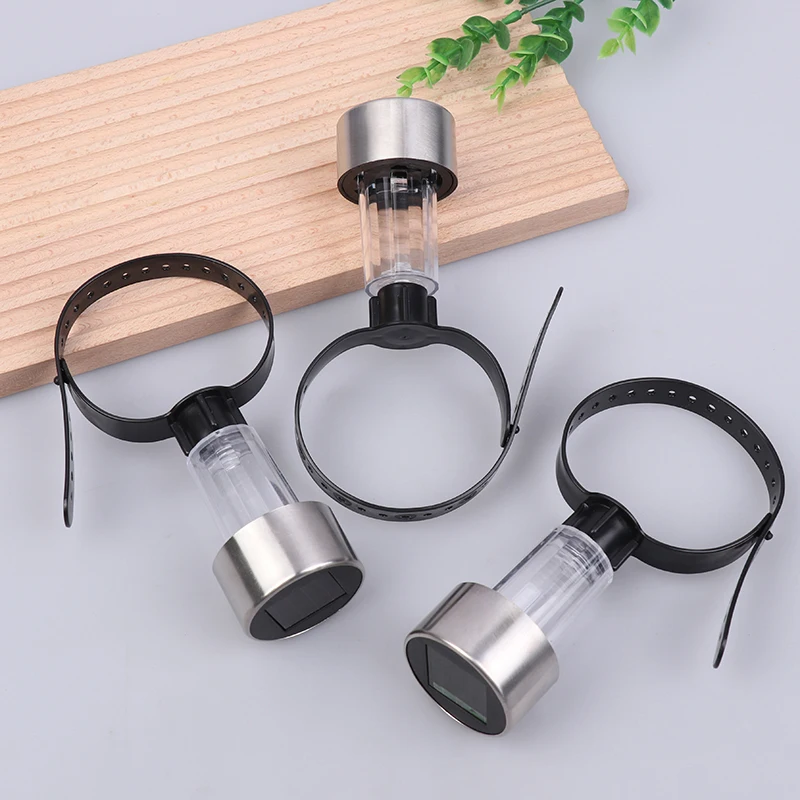 1Pc Solar Pool Light Frame On The Ground For Swimming Pool Outdoor Pool Fence Decorative Waterproof Led Pool Night Light