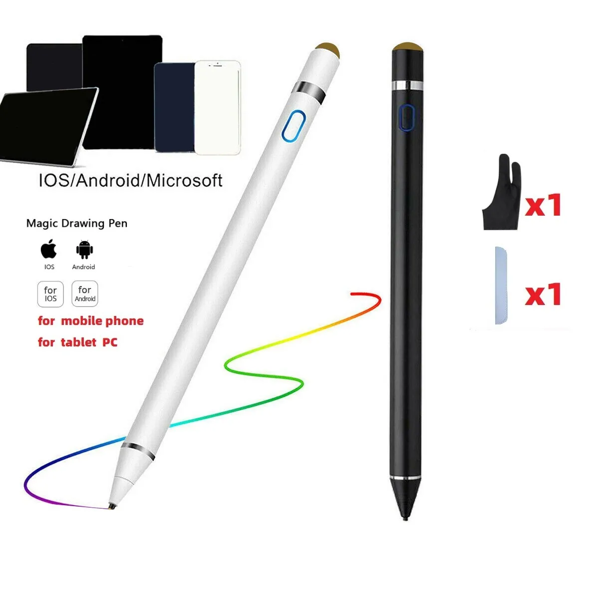 Capacitive Drawing Stylus Pen Universal Touch Pencil for Apple iPhone iPad Pro Air Google Xiaomi HUAWEI Tablet iOS Android Phone