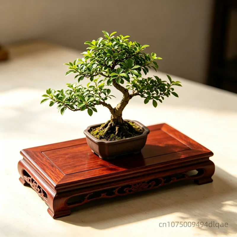 2 Types High Quality Miniature Table Figurines Vase Flower Pot Sorting Table Tea Sets Pedestal Bonsai Shelf Incense Burner Stand