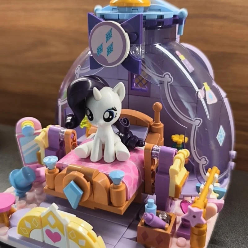 My Little Pony Dream Ripple Series Building Blocks  Twilight Sparkle Assembly Model Rainbow Dash Pinkie Pie Ornament Toy Gift view 4