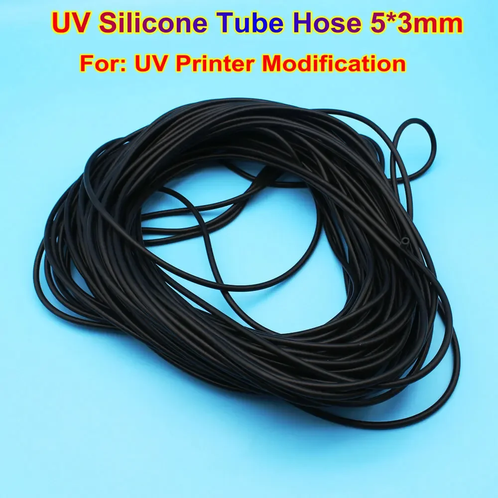 UV DTF Printing Soft Silicone Pipe Flexible Tube Hose Kit For UV Printer AB Film Modification Single Row Line 5*3MM Hosing Kit